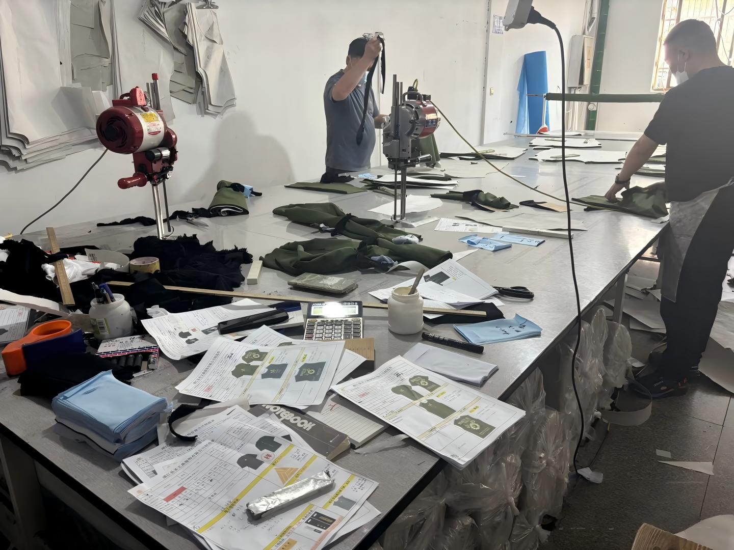 EZ Fishing Wear early factory stage in 2008