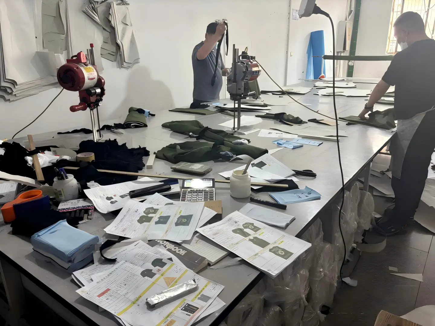 EZ Fishing Wear early factory stage in 2008