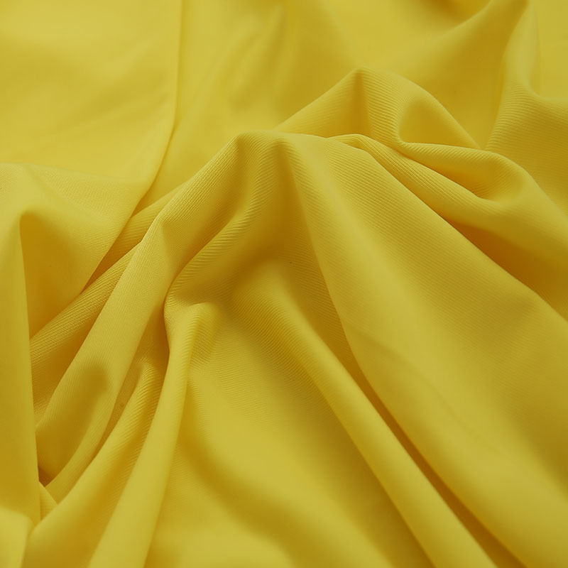 Yellow lightweight performance fabric for custom fishing apparel