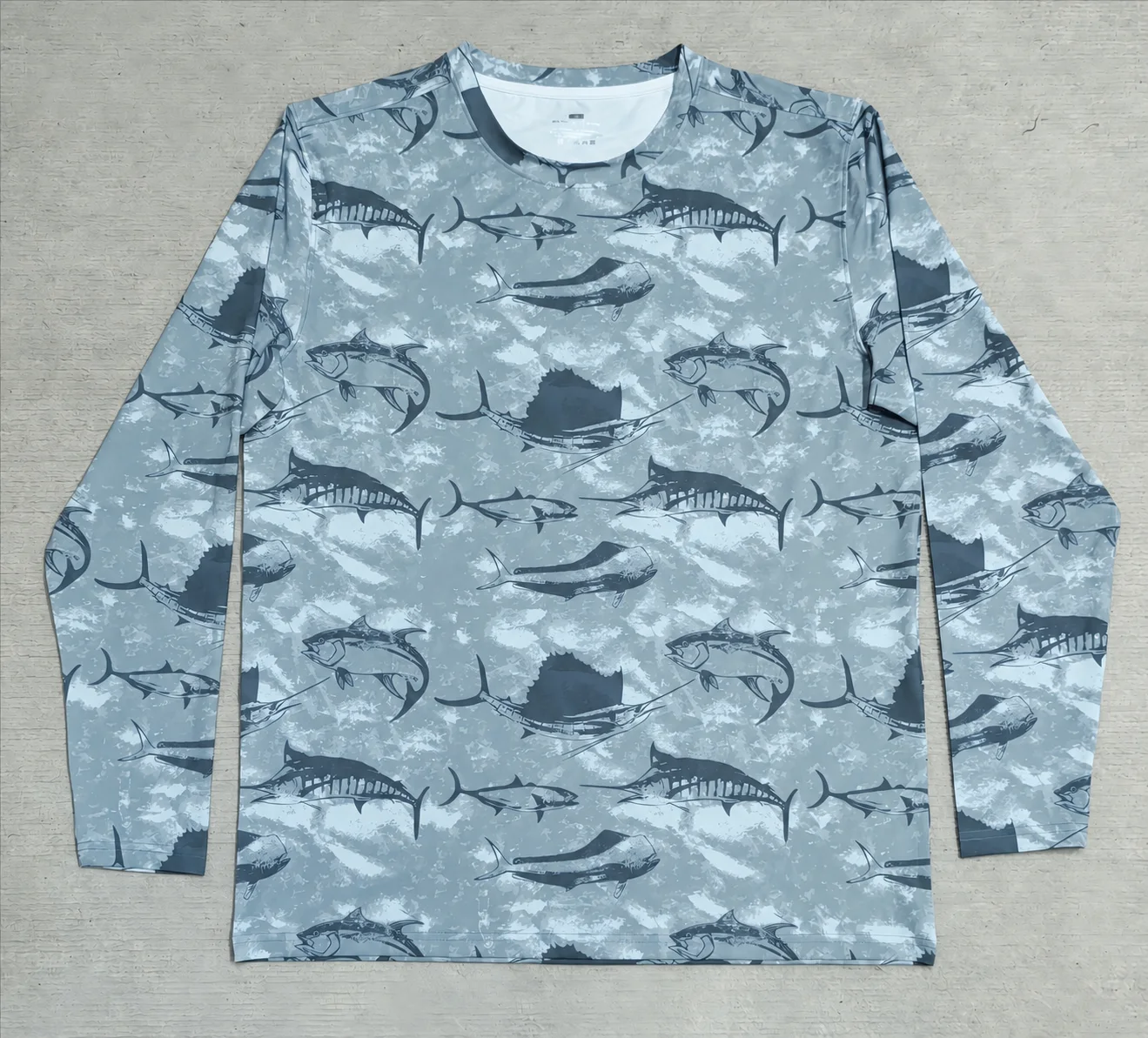 Custom fishing shirts prepared for Australian brands