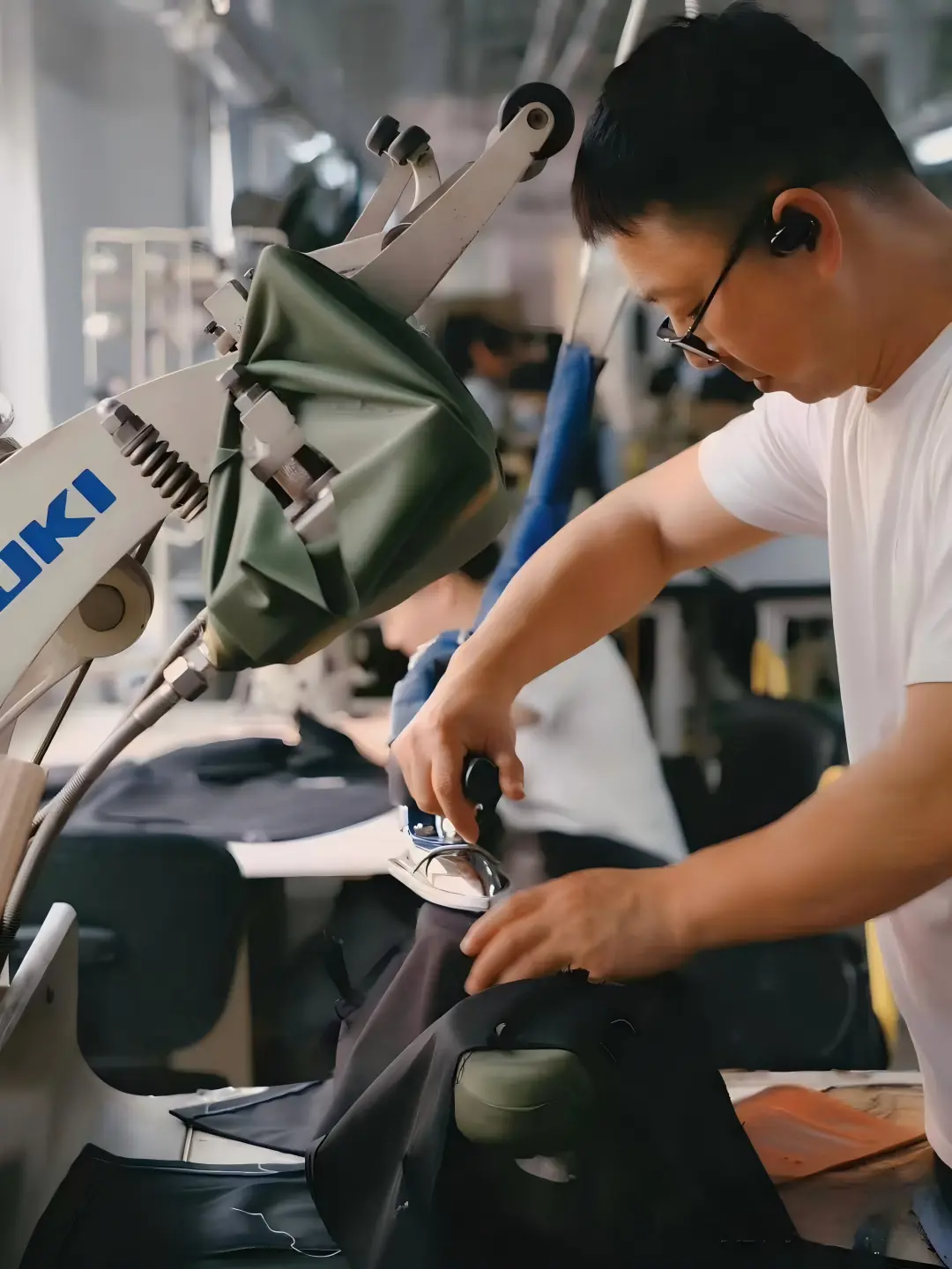 Factory sewing production process