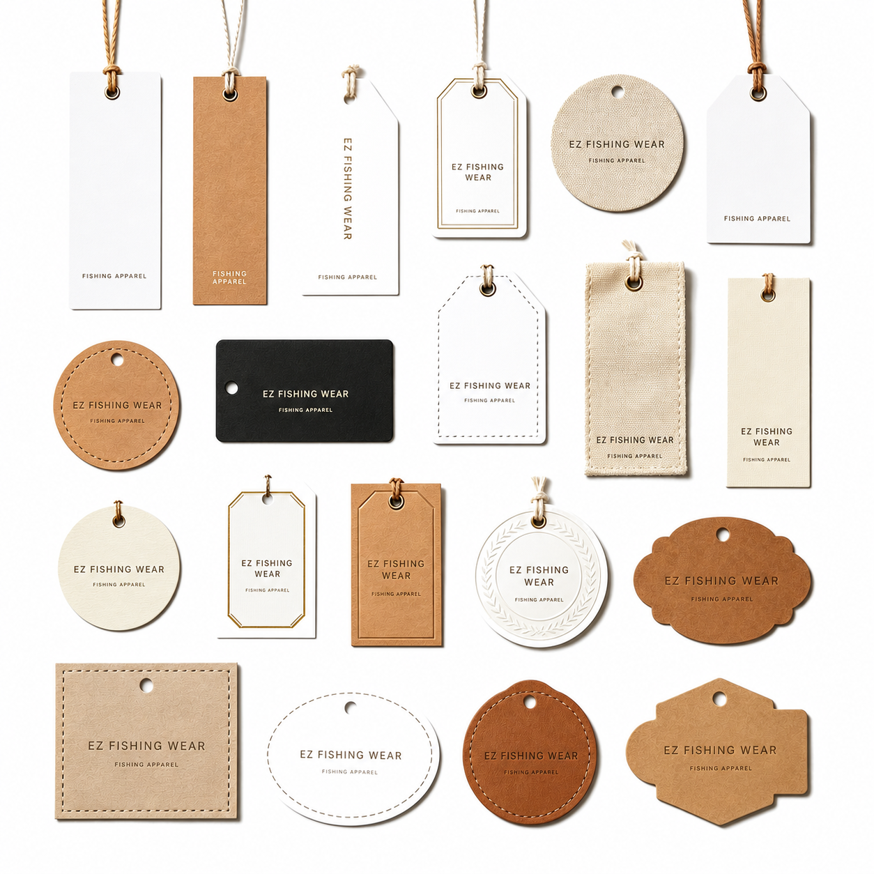 Custom hang tag examples