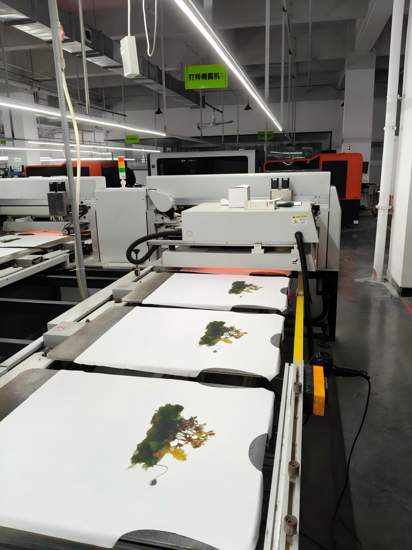 Logo application and production preparation