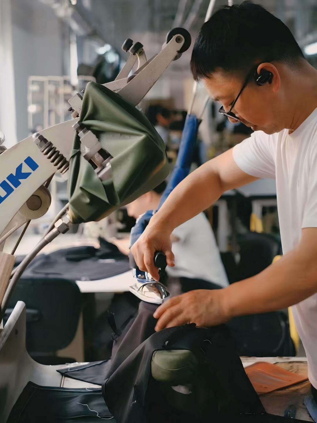 Factory sewing production process