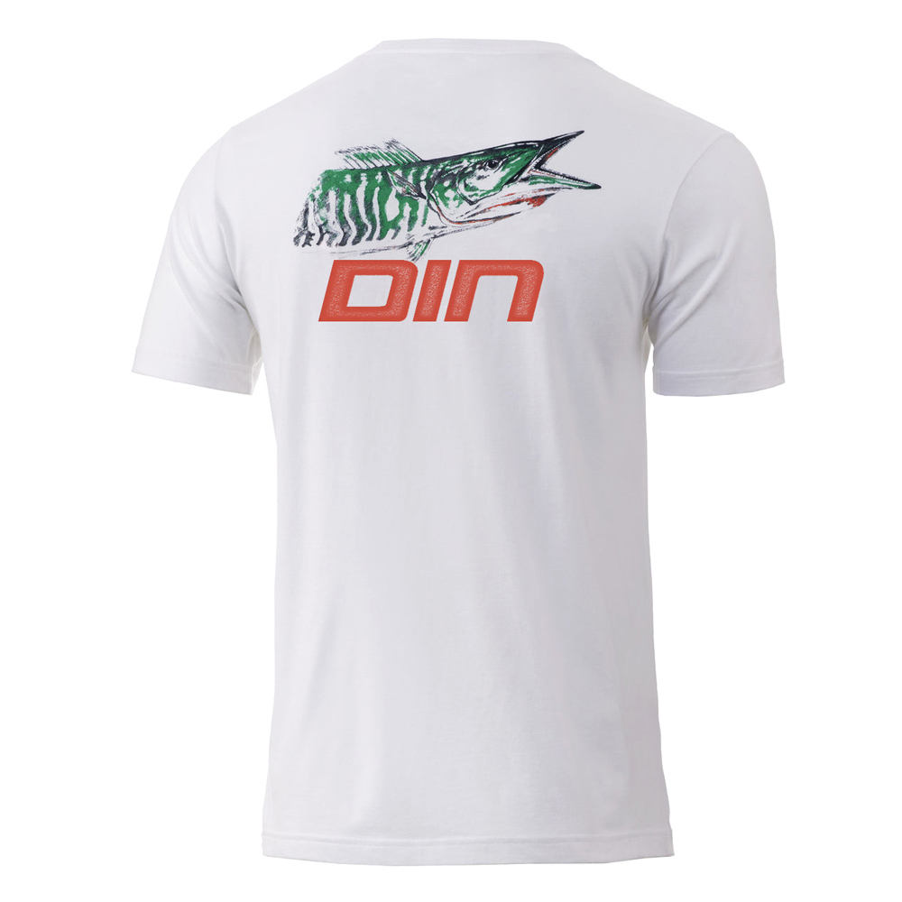 Short sleeve custom fishing T-shirt product sample
